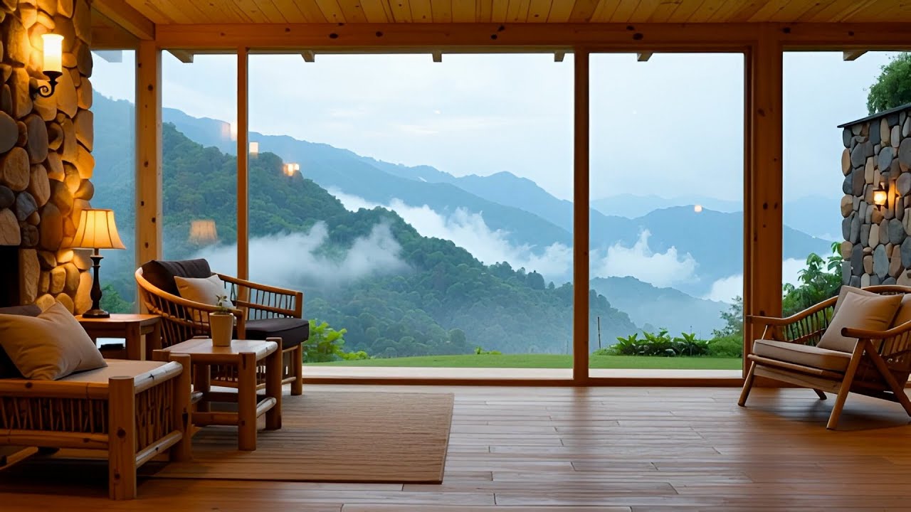 Tagaytay Cabin Interior Ambience for Sleep | 1 Hour