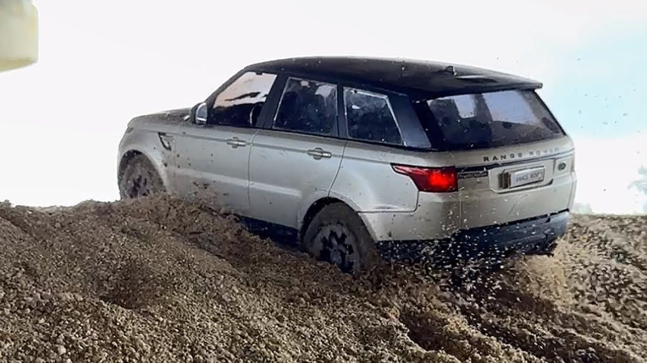 1/10 Scale | LAND ROVER | RANGE ROVER SPORT Off-road Driving | MST-CFX chassis | 4X4 RC Car