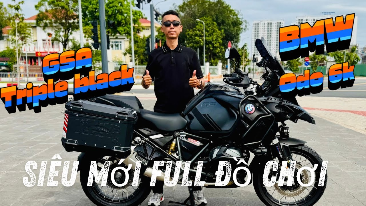 Bmw GSA triple black 2024 siêu luớt full đồ giá dễ tiếp cận ....!!!