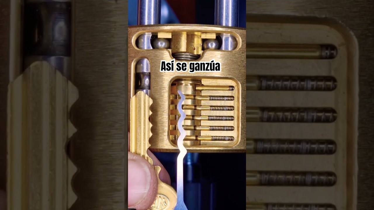 Aprende a ganzuar un candado