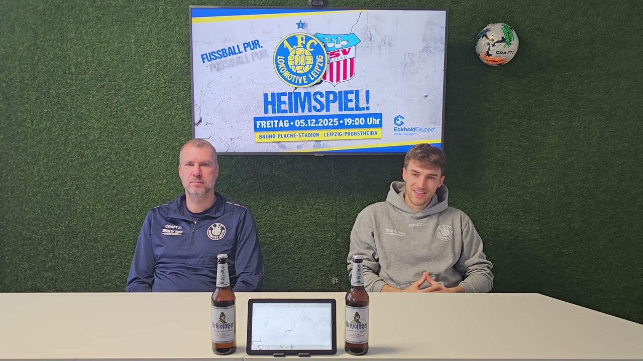 Pressegespräch (18. ST): 1. FC Lok Leipzig - FSV Zwickau