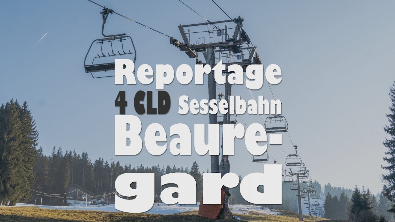 Sesselbahn Beauregard - Letzte Sesselbahn mit TA-Klemmen von Poma in den Alpen. (1985-2025)