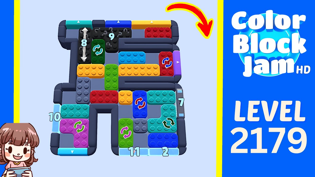 Color Block Jam Level 1274 (2179) Solution Walkthrough