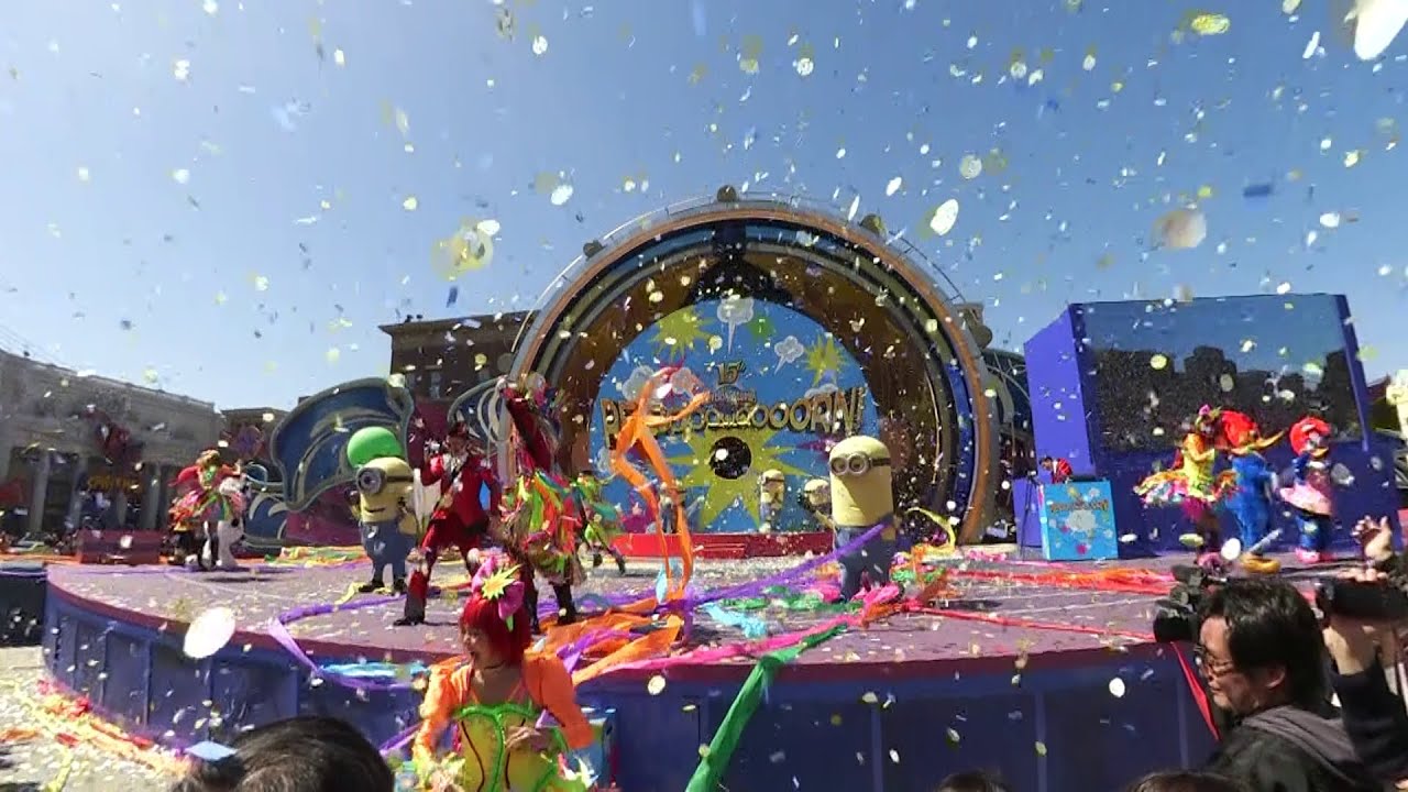 USJ2016　ユニバーサル・リボーン・パーティー【ステージ前/３連休３日目】2016/3/21（月・祝）12:05～