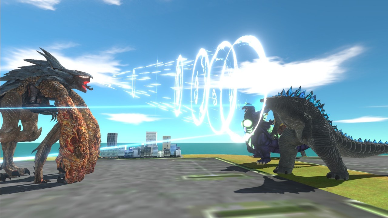 Super Godzilla Help Monsterverse Godzilla 2014 beat Muto Prime