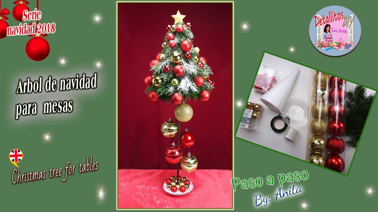 Arbol de navidad para mesas
