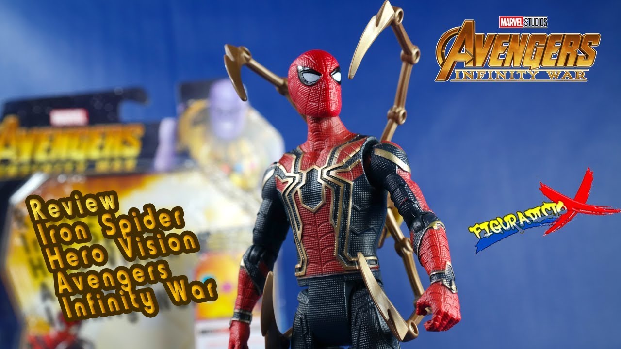 Review Iron Spider Avengers Infinity War Hasbro Hero Vision Movie Action Figure Revision Español