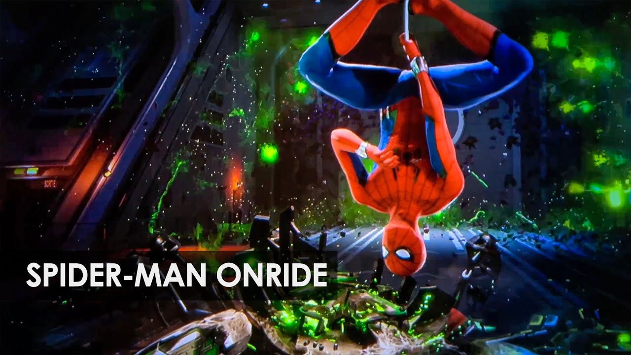 Disneyland Paris: Spider-Man W.E.B. Adventure - pre-show & onride (darkride Avengers Campus)