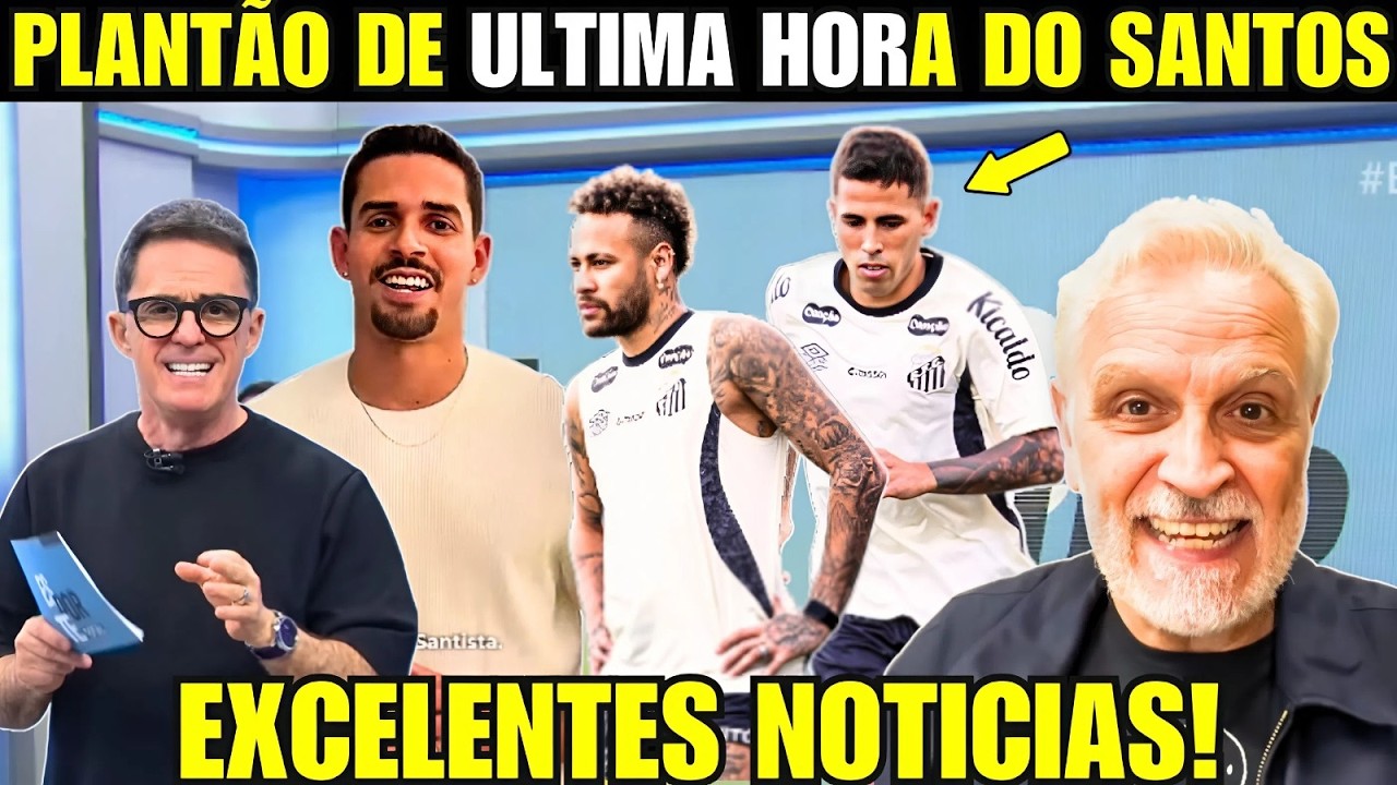 EXCELENTES NOTÍCIAS! SANTOS MUDA DE PATAMAR COM OLIVA E VERÍSSIMO?E PREPARAÇÃO DE SANTOS VS MIRASSOL