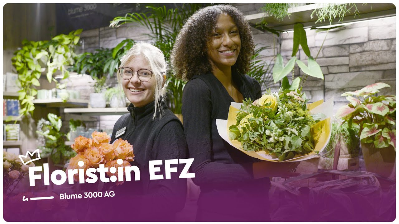 Vereine deine Liebe zu Pflanzen und deine Kreativität als Florist:in EFZ | Lehrstellenvideo | Yousty
