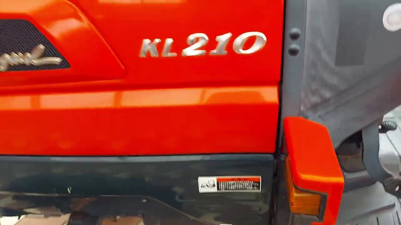 Минитракторы из Японии. Kubota KL 210, максимальная комплектация.
