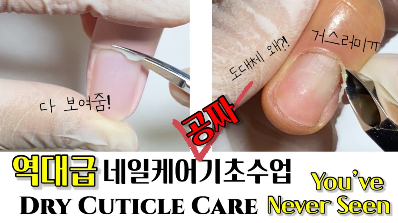 [ENG SUB]어디서도 본적없는 역대급 네일케어 기초 공짜수업🤓 건조해서 거스러미?왜 말이 안되는지 보여드릴게요!