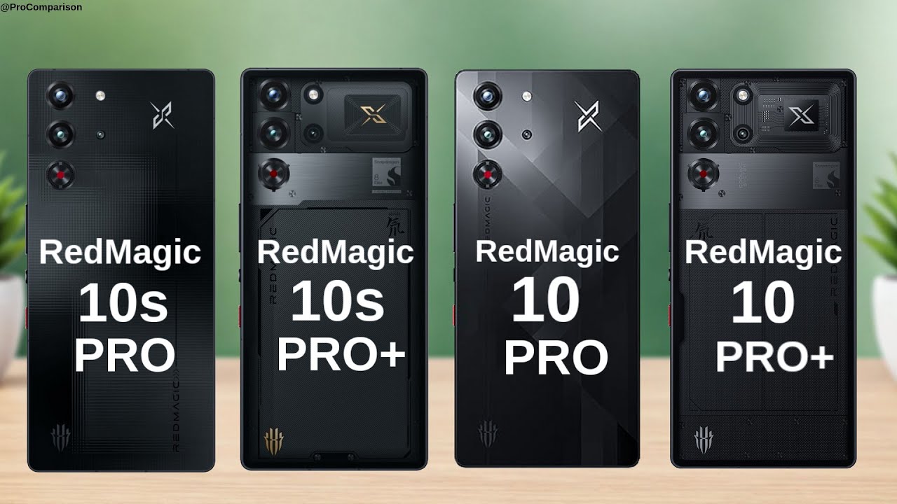 RedMagic 10s Pro vs RedMagic 10s Pro Plus vs RedMagic 10 Pro vs RedMagic 10 Pro Plus || RedMagic