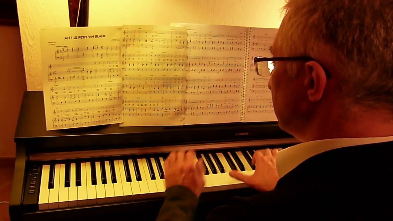 ah le petit vin blanc Ch BOREL-CLERC, Pierre ASTOR piano