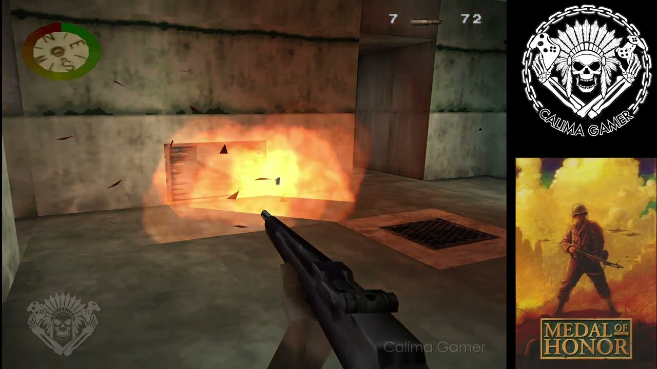 Medal Of Honor 1999 PS1 Misión 4 Attack Impenetrable Fort Schmerzen Alemania Parte 2Oficial quarters