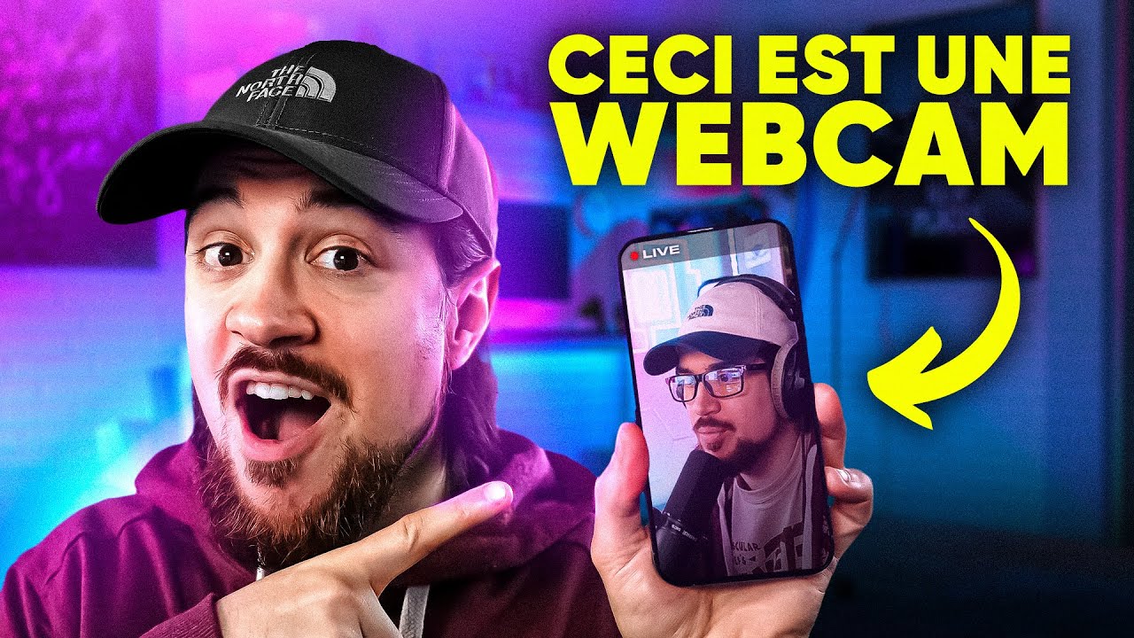 Transforme ton SMARTPHONE en WEBCAM de QUALIT&Eacute;
