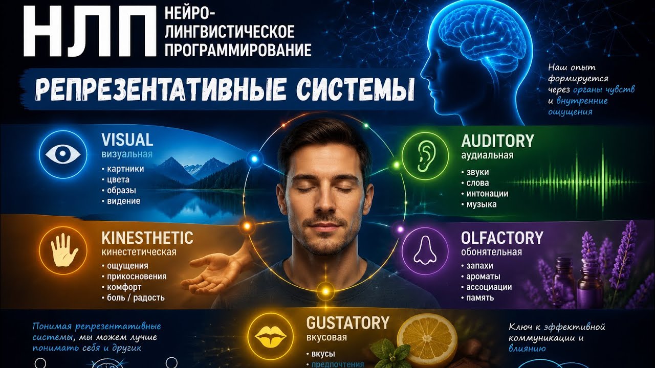 РЕПРЕЗЕНТАТИВНЫЕ СИСТЕМЫ: механизм через который человек воспринимает информацию из окружающего мира