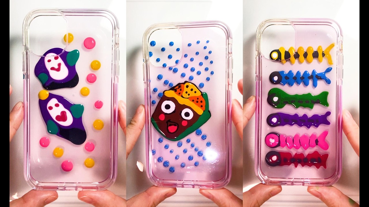Creative & Satisfying Phone Case Design ✨ | Painting for Relaxation