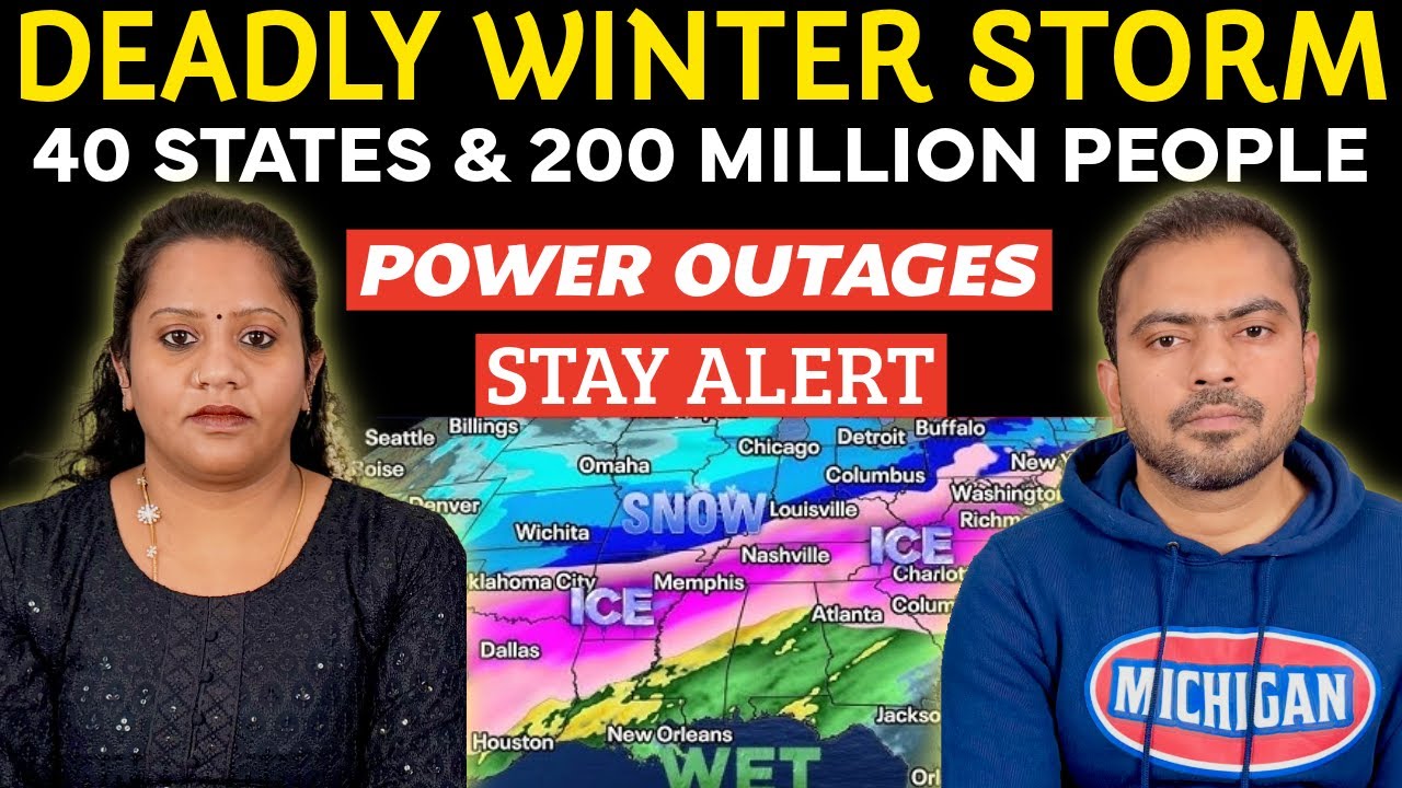 🚨Prepare NOW: Deadly Winter Storm Hitting 40 States ❄️ Impacted 200 Million People | Power Outages