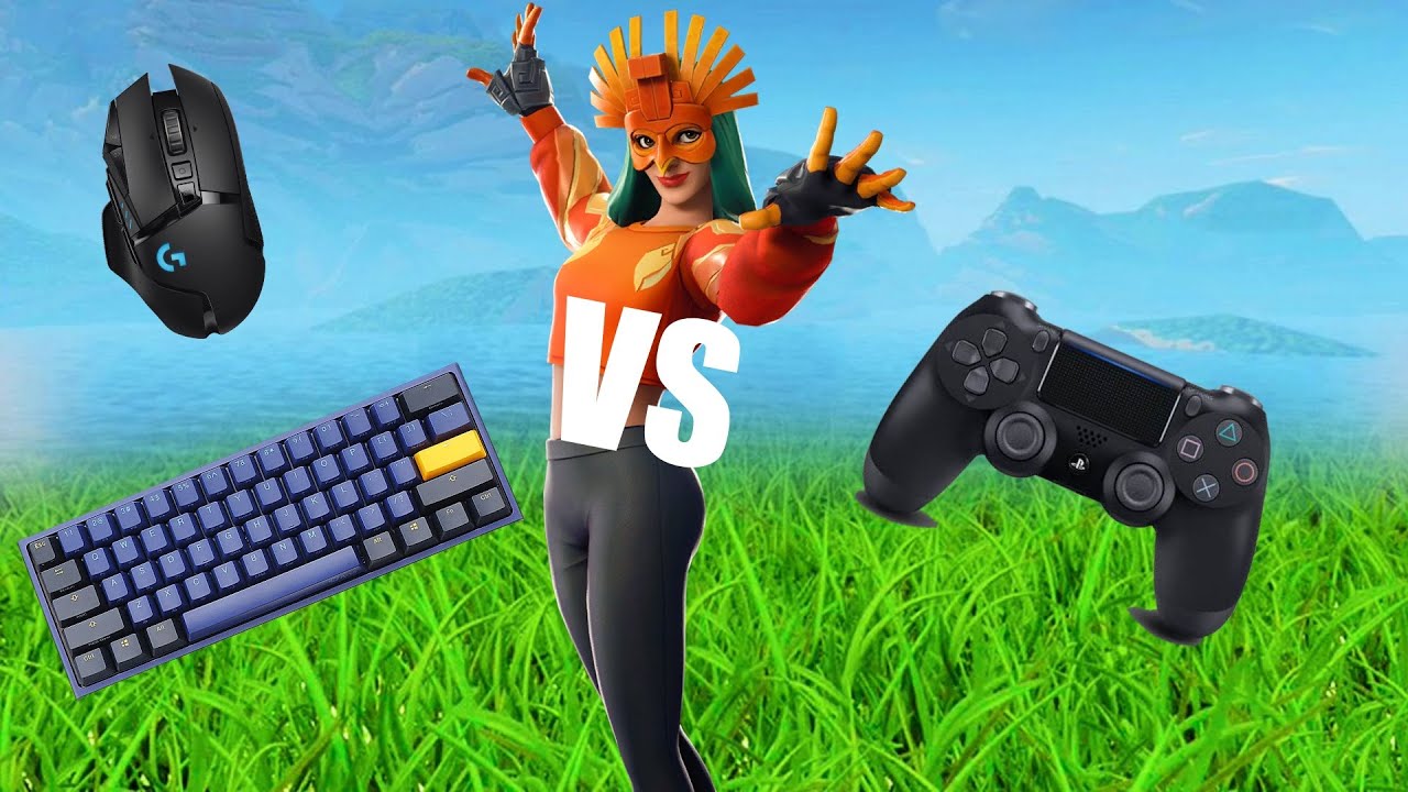 clavier souris vs manette edit fortnite