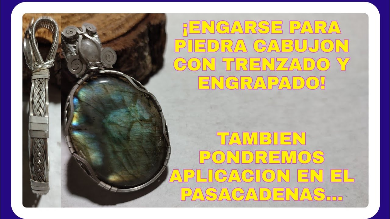 ENGARSE PARA PIEDRAS SIN RANURA| ENGARSE PARA PIEDRA CABUJON| COMO ENGARZAR CON ALAMBRE| HOW DO IT!