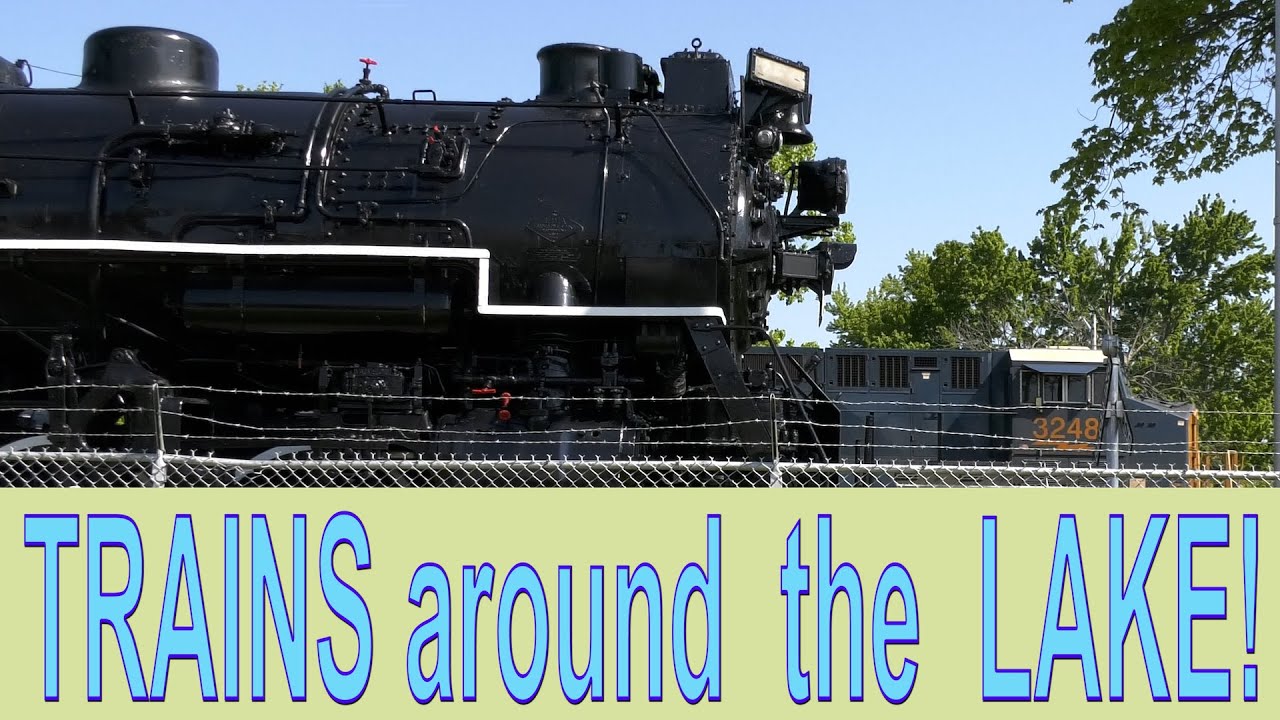 Trains Around The Lake. NEVER SEEN FOOTAGE!!