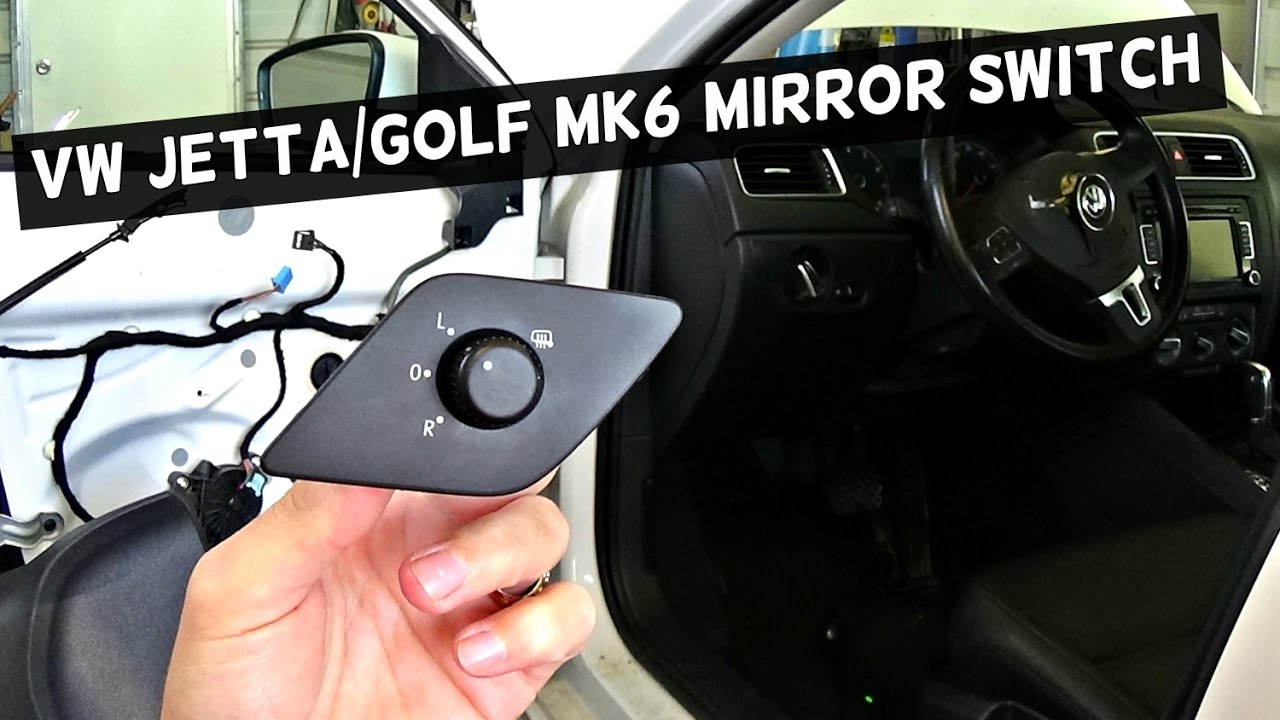 VW JETTA MK6 POWER MIRROR SWITCH REMOVAL REPLACEMENT | VW GOLF MK6