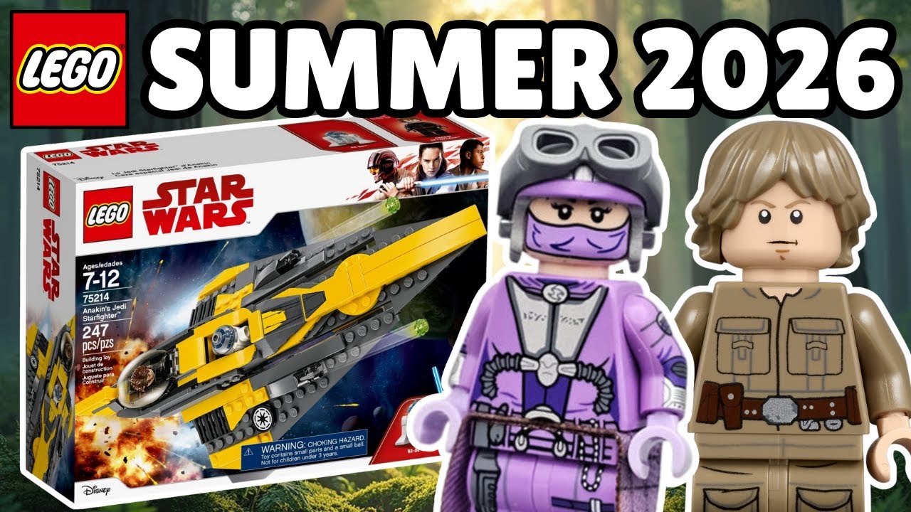 Утекли данные о совершенно новых летних наборах Lego Star Wars 2026 года!