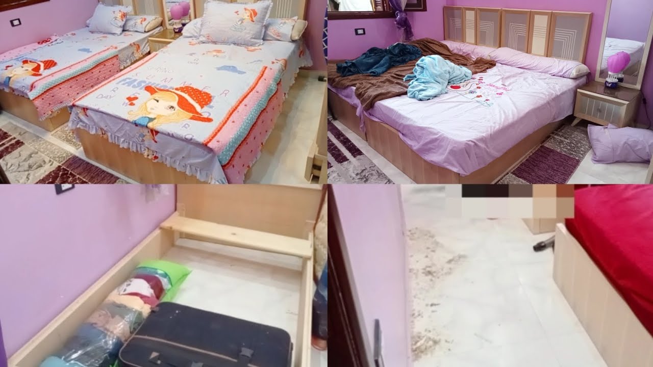 تنضيف عميق لغرفه الاطفال🛏️ حاجه كده تفتح النفس طاقه ايجابيه ونضافه تريح قلبك 🤗🤞.