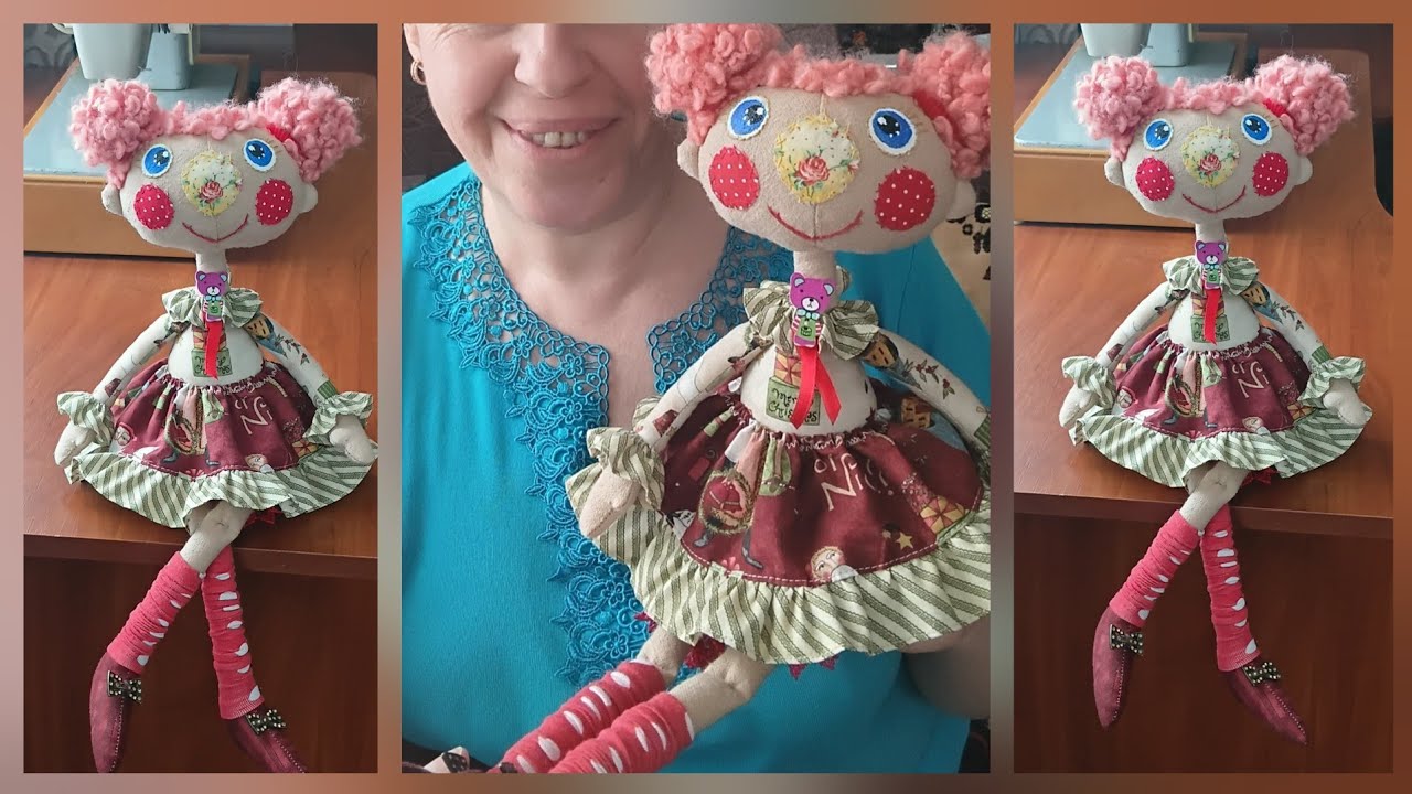 Текстильная кукла своими руками - шьем кукольную одежду