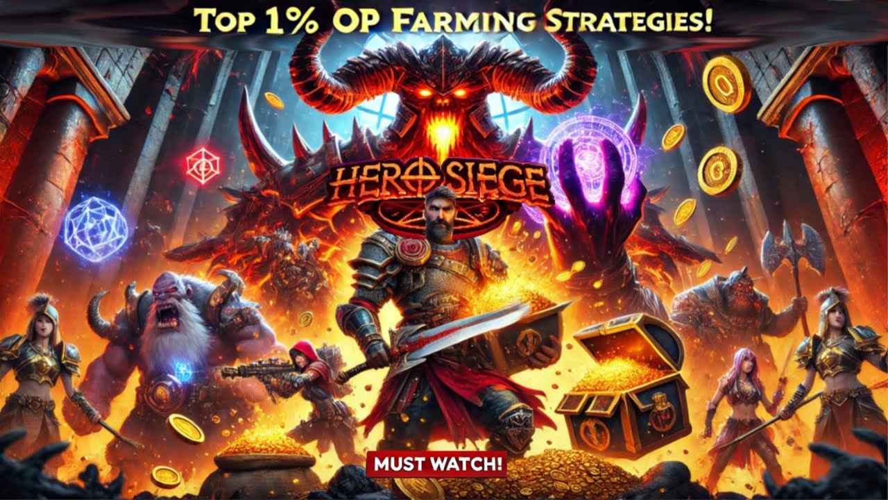 Top 1% Players Are Hiding These 7 OP Farming Strategies! Hero Siege 2 SS6