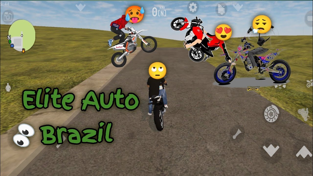 OPÇÃO DE ANDAR COM VÁRIAS MOTOS E NOVOS ADESIVOS PRA H2 NA ATUALIZAÇÃO DO ELITE AUTO BRASIL😍🥵
