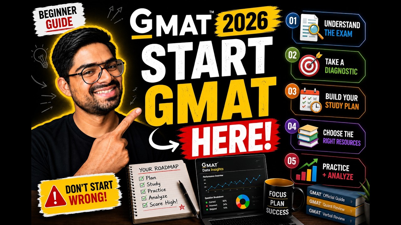 Начинаете подготовку к GMAT в 2026 году? Посмотрите это видео первыми | Руководство для начинающи...