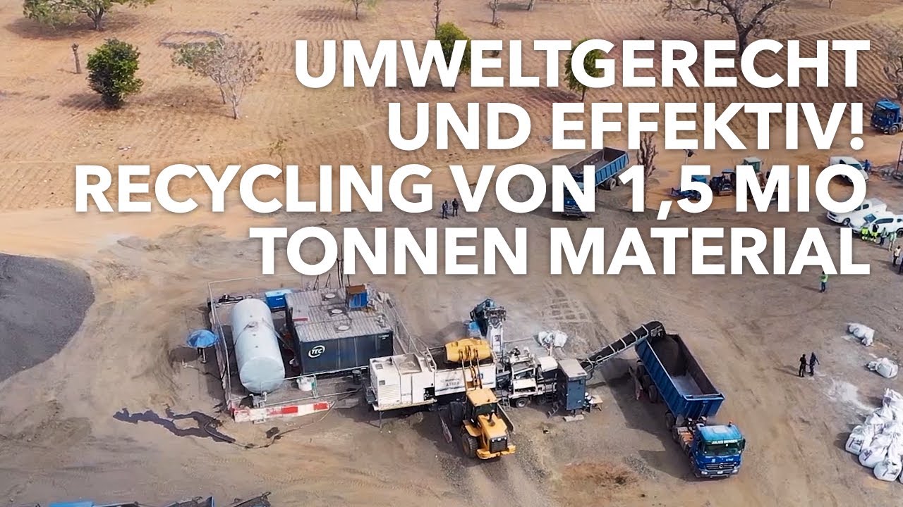 Nachhaltiger Stra&szlig;enbau durch Kaltrecycling