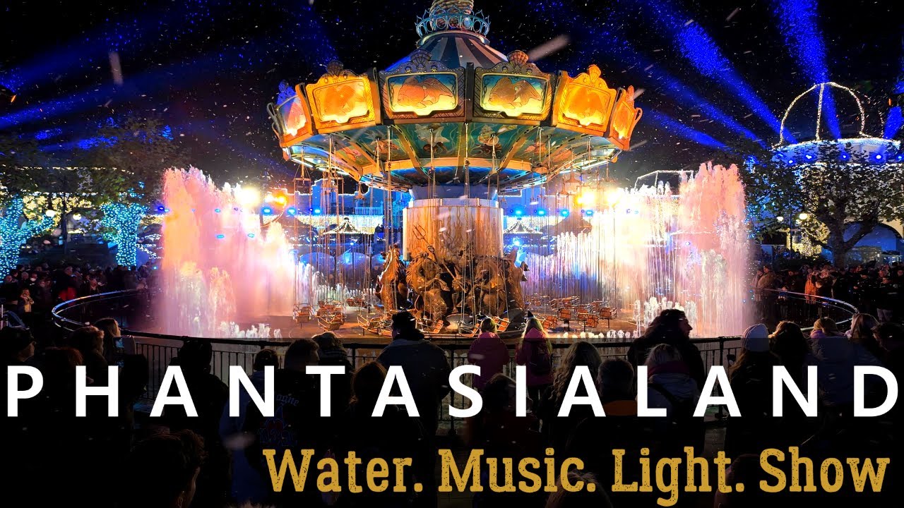 WATER. MUSIC. LIGHT. SHOW @ Phantasialand Wintertraum 2024 (4K)