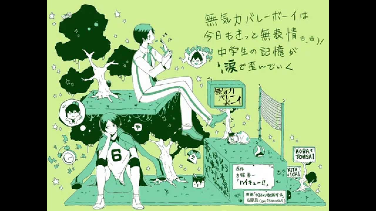 【手描き替歌ＨＱ!!】無気力バレーボーイ【うたった】