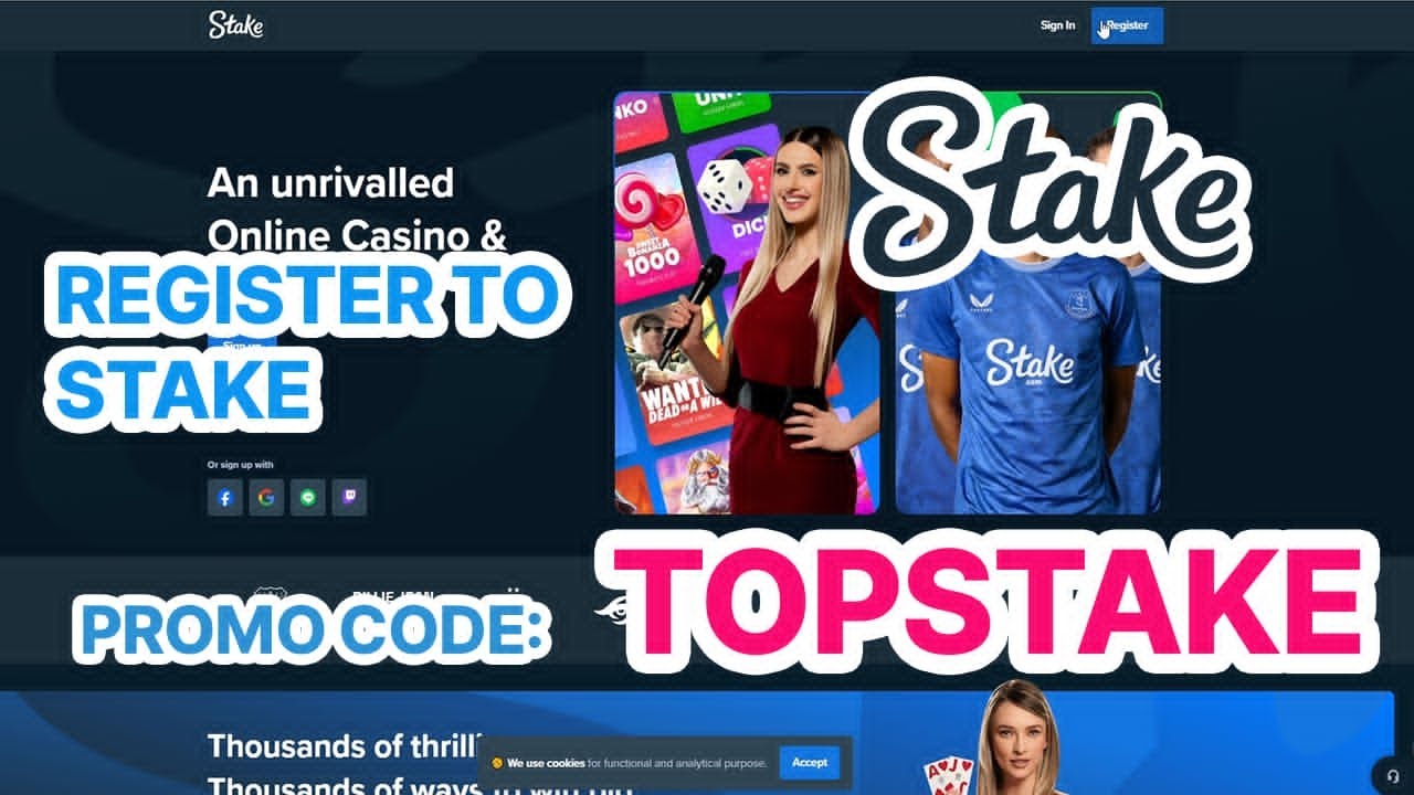 How to Register on Stake? PROMO CODE - TOPSTAKE