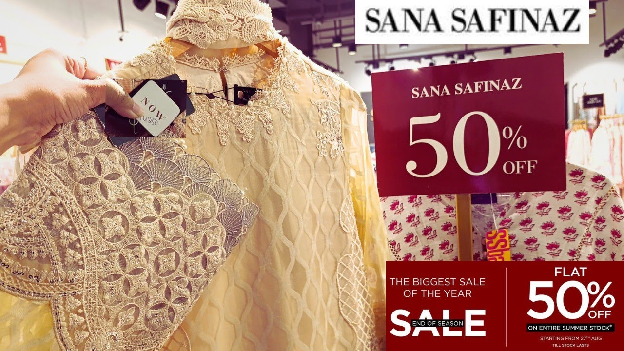Sana Safinaz FLAT 50%OFF Sale 😱❤️ sana Safinaz Sale 2025 ♥️