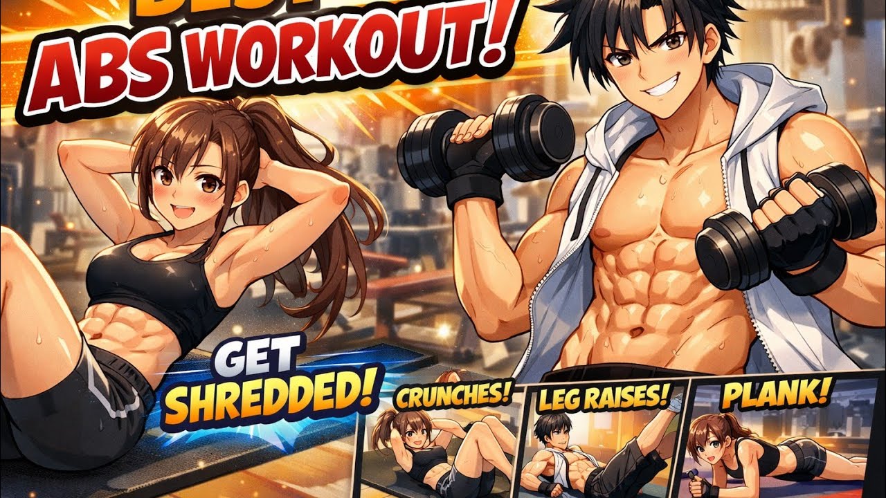 10-Minute Intense Abs Workout - No Equipment Needed!  | Six Abs Exercises 