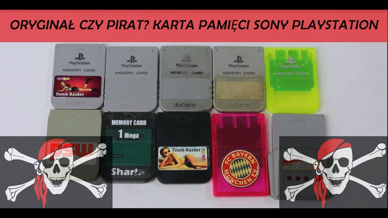 Oryginał czy pirat? Karta pamięci Sony PlayStation