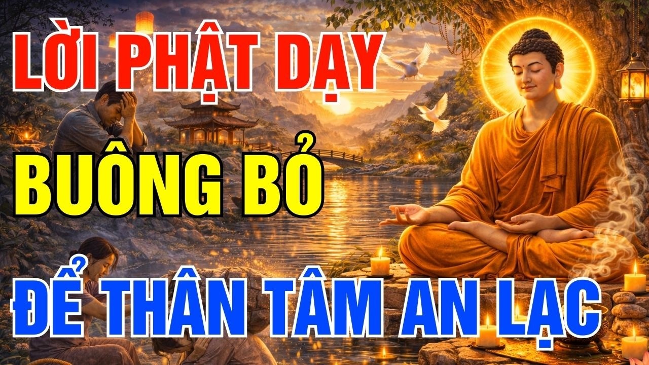 Phật Dạy Buông Bỏ Để Thân Tâm An Lạc - Bài Học Sâu Sắc Cho Những Ai Đang Đau Khổ | Bình An Phật Pháp