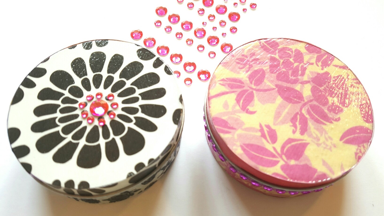 MOD PODGE TIN CONTAINERS | DIY DOLLAR TREE CRAFTS
