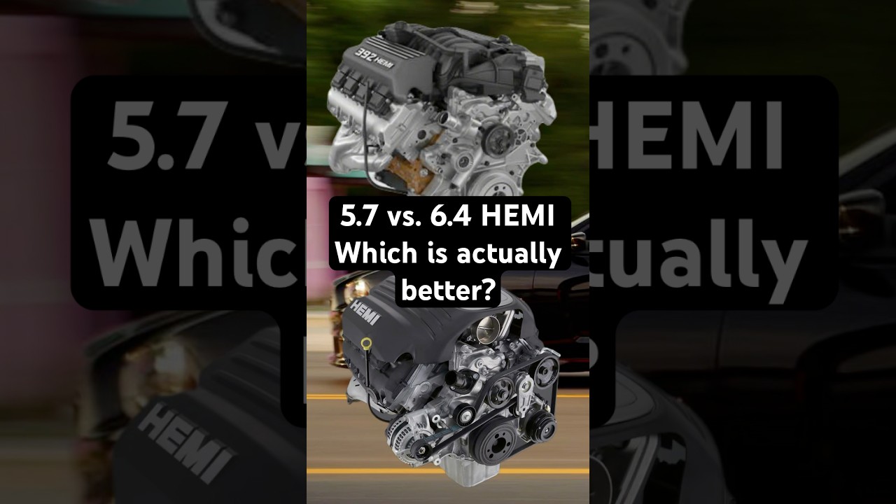 6.4 HEMI против 5.7 HEMI | Почему 6.4 &mdash; лучший двигатель для модификации! #mopar #dodge #hemi #v8...