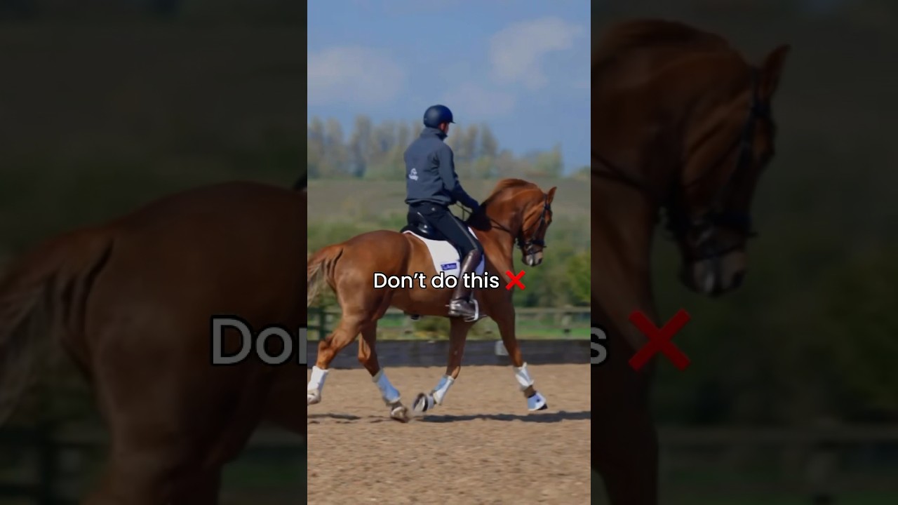 Don&rsquo;t do this in sitting trot ❌ Instead&hellip;