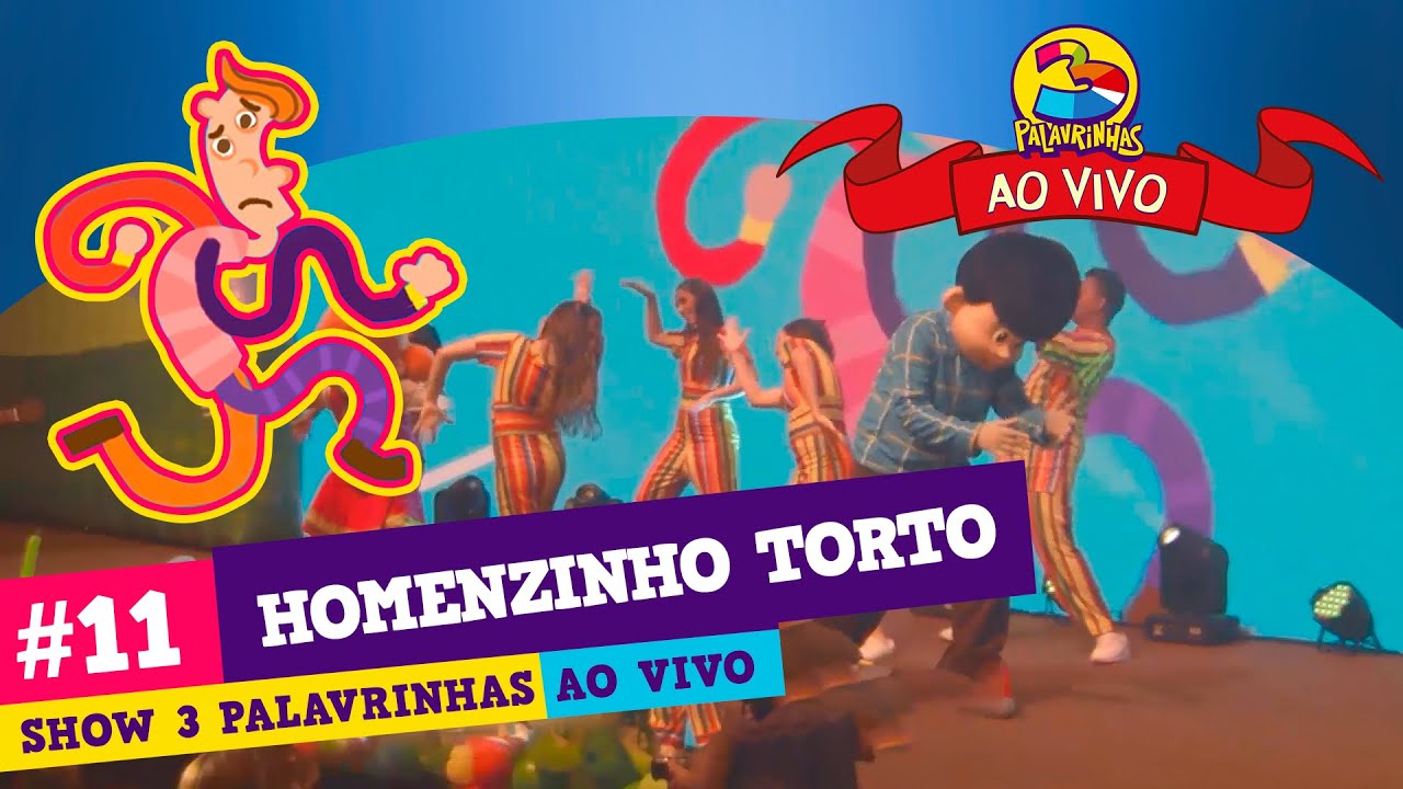 M&uacute;sica Homenzinho Torto - 3 Palavrinhas AO VIVO - Espet&aacute;culo Deus &eacute; T&atilde;o Bom