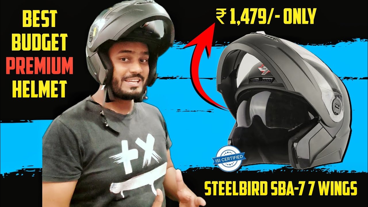 Steelbird SBA-7 7 Wings Helmet Review | steelbird sba 7 wings | Steelbird Helmet | YouTuber Afzal