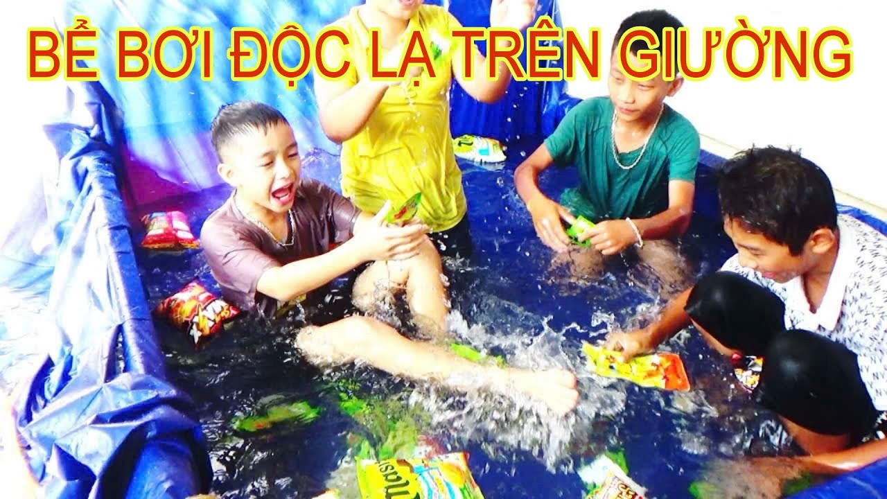 TIỂU BẢO VLOG ( TẬP 18) BỂ BƠI ĐỘC LẠ TRÊ GIƯỜNG NGỦ