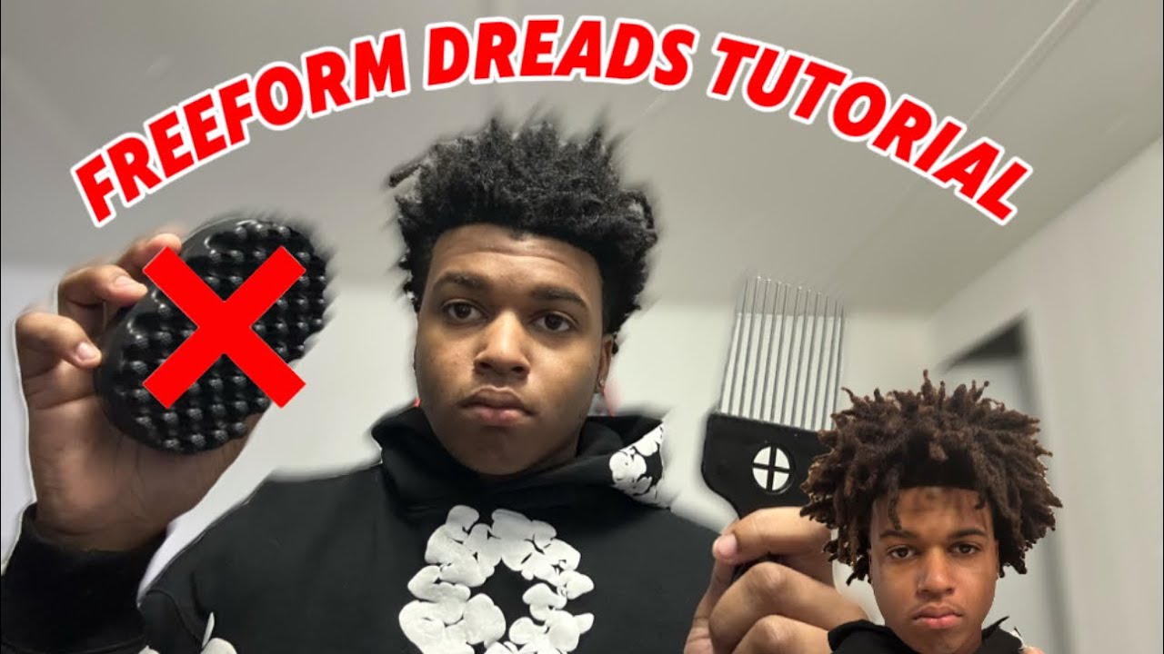 How to get freeform dreads tutorial #freeformdreads #hairstyle #freeform