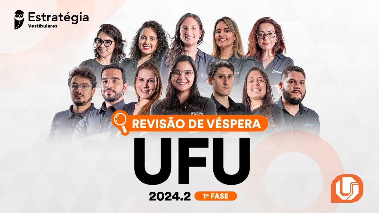 Revisão de Véspera UFU 2024.2 1ª Fase