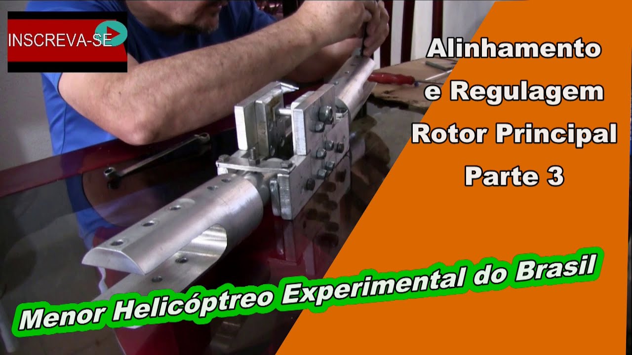 Alinhamento e regulagens Rotor Principal parte 3